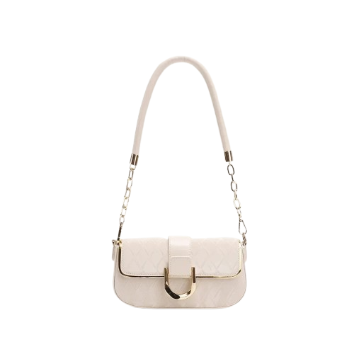 Minimalist Rhombus Crossbody – Elegant Microfiber Shoulder Bag with Chain Strap Velt UK | SALE