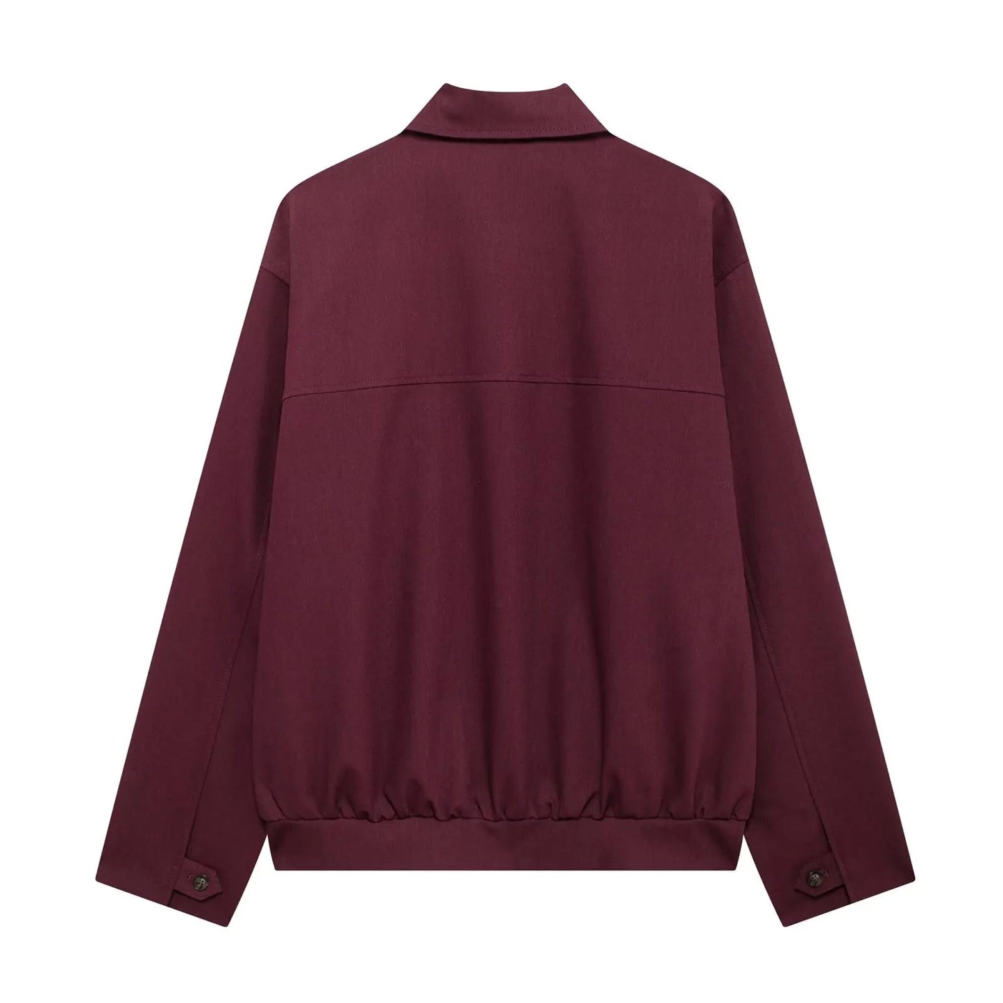 MUJER Zipper Bomber Jackets for Women Fall Outerwears Overcoat Female Long Sleeve Loose Jacket Women Coats Retro Women's Jacket Velt UK | SALE