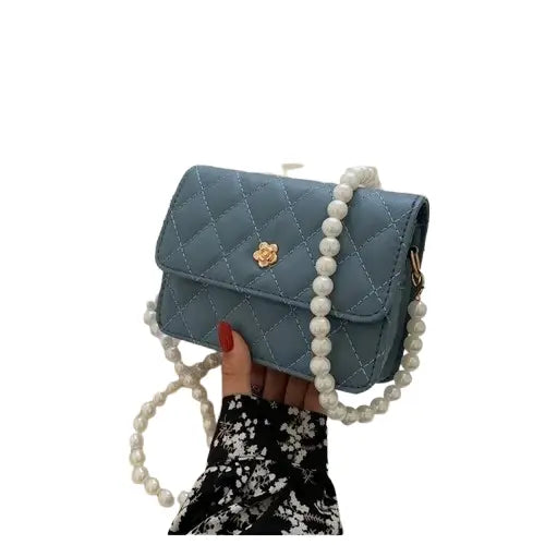 Chic Plaid Chain Crossbody Bag - Trendy & Versatile - Velt UK | SALE