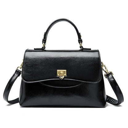 Luxury Large Capacity Multilayer Shoulder Messenger Bag High Quality Leather Handbag Women Designer Crossbody Sac Female Tote