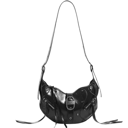 2025 Retro Oil Wax Leather Crossbody – Motorcycle Style Shoulder Bag for Unisex Wear Velt UK | SALE