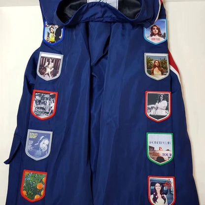 Lana Merch Commemorative LDR Racer Jackets 2025 Navy For Women And Men Racing Jacket With Patches Del Top Coat Reys Lady Clothes Velt UK | SALE
