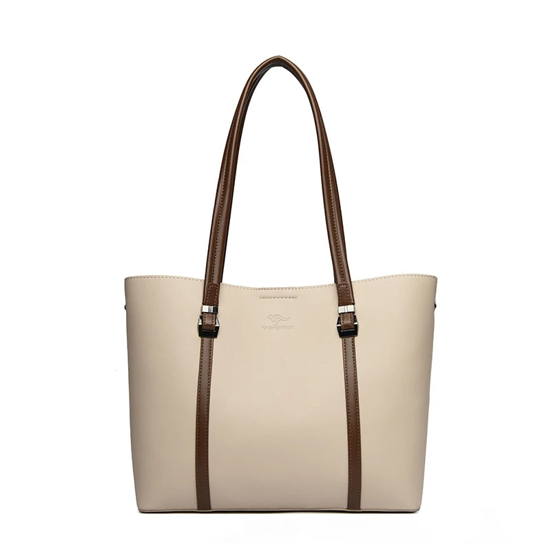 Large Capacity Shopping Bag for Daily Commuting Hand Bags Luxury Shoulder Bags High Quality Pu Leather Hnadbags Caual Tote Sac