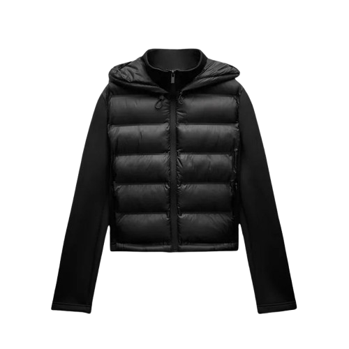 2024 Winter New Arrival TRAF Women's Lightweight Warm Down Jacket with Long Sleeves and Zippered Hooded Sports Coat 4391742 Velt UK | SALE