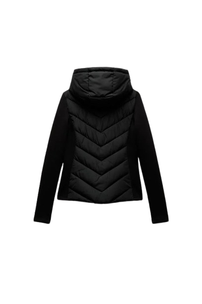 ETJ Women's Patchwork Hooded Jacket Velt UK | SALE