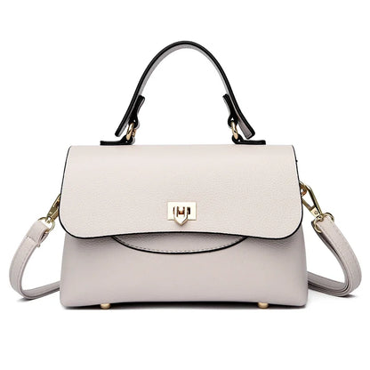 Luxury Large Capacity Multilayer Shoulder Messenger Bag High Quality Leather Handbag Women Designer Crossbody Sac Female Tote