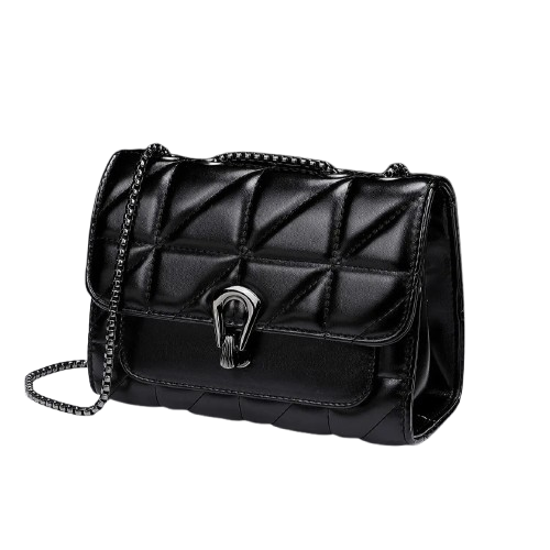 Retro flip women's diagonal cross bag PU leather quilted embroidered handbag fashion luxury designer chain shoulder bag Velt UK | SALE