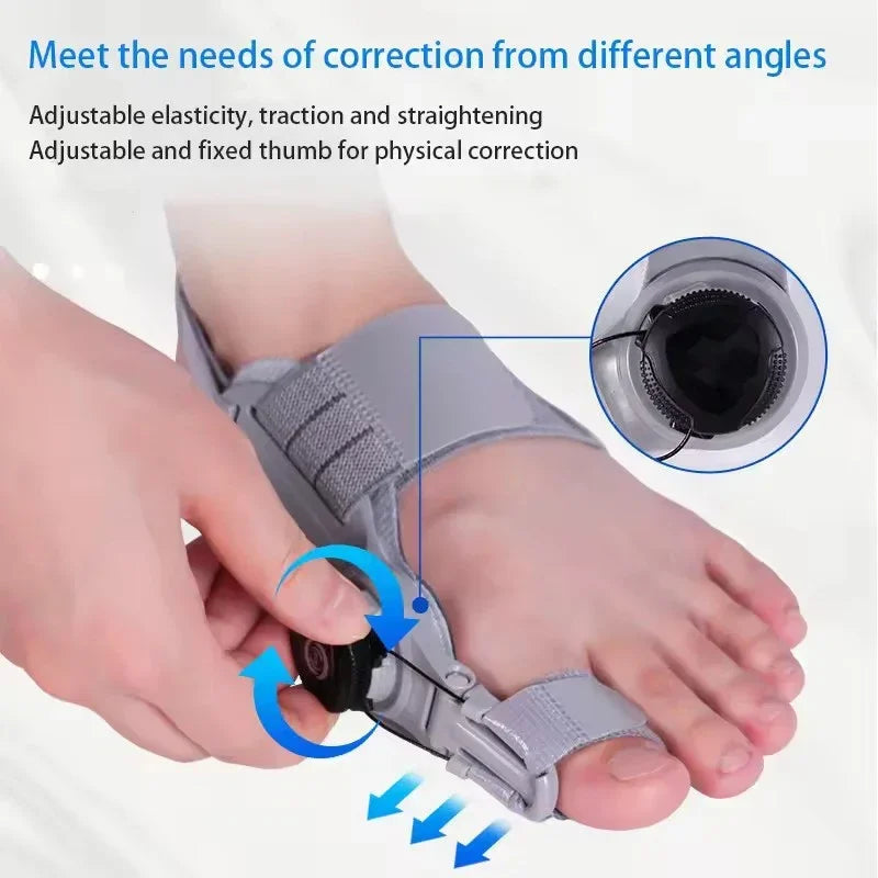 Bunion Corrector Unisex Foot Hallux Valgus Braces Rotatable Toe Separator Straightener Adjustable Pedicure Finger Toe Corrector Velt UK | SALE